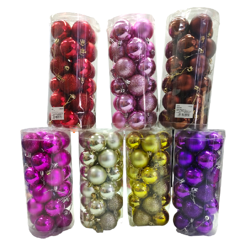 MM J4118 ESFERA 8cm BOTE 24pzs