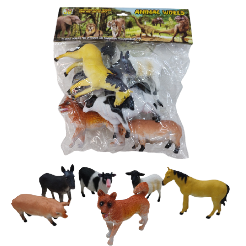 MA TS28324 MAQUETA ANIMALES GRANJA SET 6pzs