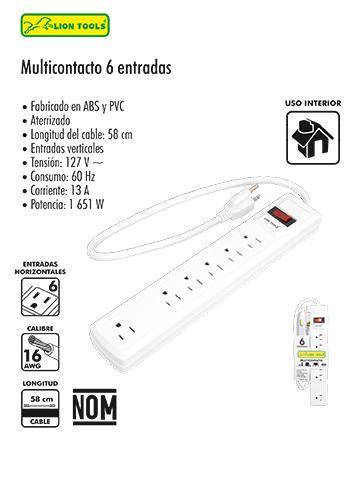 LION 7430 MULTICONTACTO 6 ENTRADAS