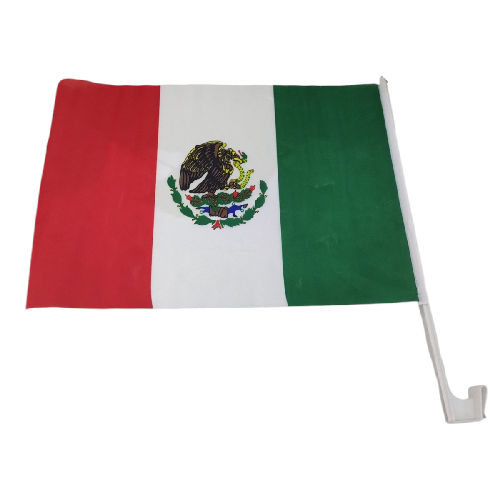 V2104 BANDERA 15 SEPT P/ CARRO 30x44cm