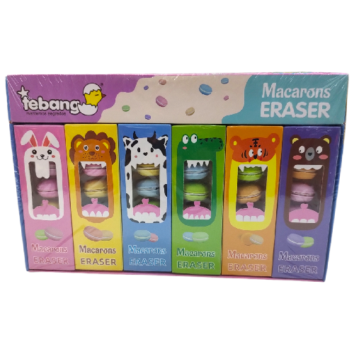 M B8527 BORRADOR MACARRON SET 6 pzs *Precio por pieza*