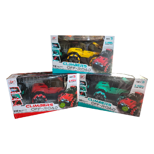 Y S900 / JT4015 VEHICULO 4*4 CONTROL REMOTO C/ SPRAY Y LUZ caja 21x35x20cm