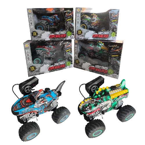 M JT4180 CARRO DINO CONTROL REMOTO LUCES Y SPRAY caja 20x29x21 cm
