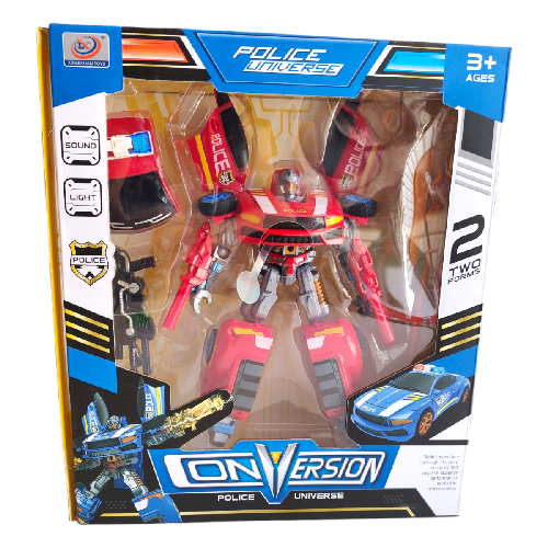 M JT4243 ROBOT TRANSFORMABLE C/ LUZ Y SONIDO