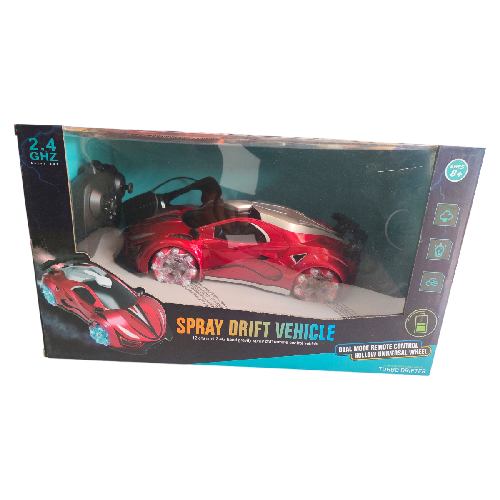M JT3179 CARRO CONTROL REMOTO Y RELOJ C/ SPRAY caja 23x40x22 cm