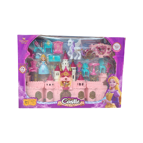 M JT4729 CASTILLO PRINCESA C/ LUZ Y SONIDO