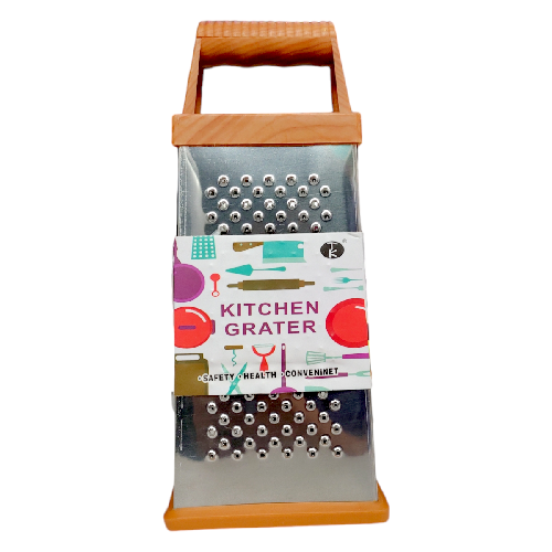 O AS-9166-8 RALLADOR DE ACERO CON MANGO TIPO MADERA