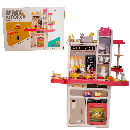 JAM 071 COCINA 78pzs 93.5*28.5*71cm c/ agua, musica, luz y sonido