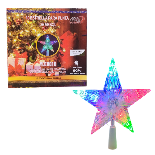 Y YLED010 SERIE ESTRELLA P/ARBOL 10led 20cm