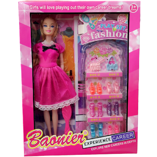Y JJ8693-4 MUÑECA 11.5 EN CAJA C/ ZAPATOS