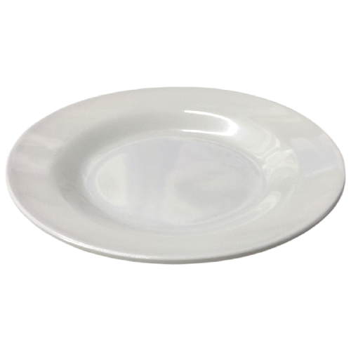 M A0163 PLATO MELAMINA BLANCO 17.6CM
