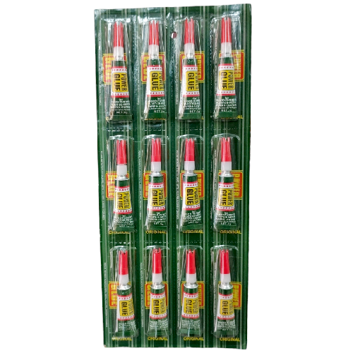 M H1441 SUPER GLUE VERDE PLANILLA C/ 12pzs