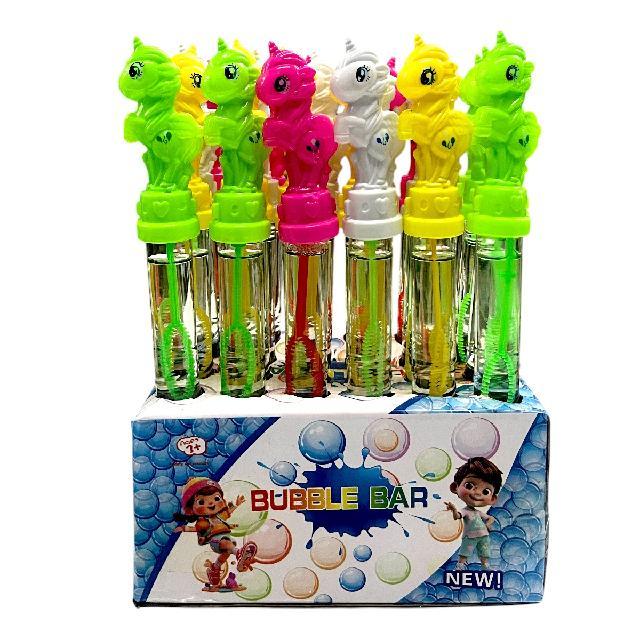 MM C4362 BURBUJA UNICORNIO 26CM PAQ* 24pzs
