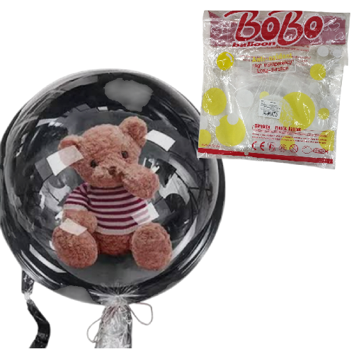 M F4708 GLOBO 30cm TRANSPARENTE PARA OSO PAQ* 10pzs