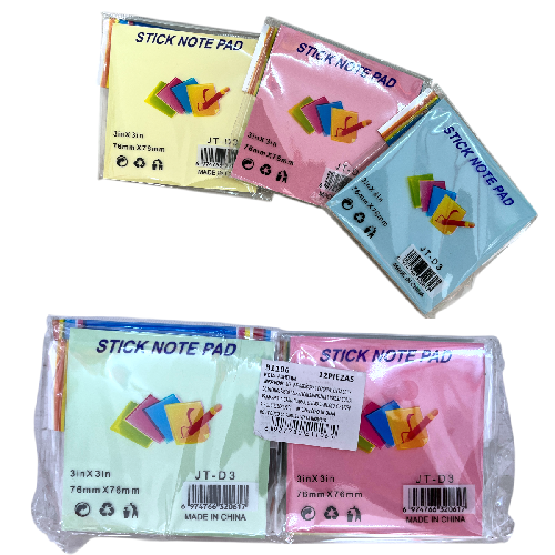 M B1106 POSTI 8*7.5cm PAQ* 12blocks