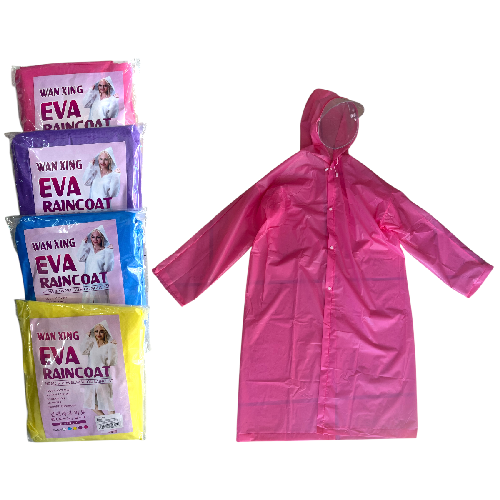 M E2351 IMPERMEABLE C/ MASCARA P/ ADULTO D/ EVA  REUSABLE C/ BOTONES
