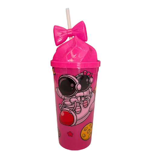 M E6572VASO ASTRONAUTA C/ POPOTE 700ML