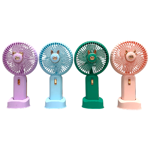 C W1639 VENTILADOR MINI RECARGABLE 18*9cm c/ Porta Celular