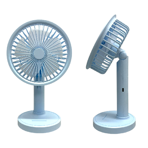 C DD8007 VENTILADOR MINI RECARGABLE 24*14cm 3 Vlocidades c/ Porta celular
