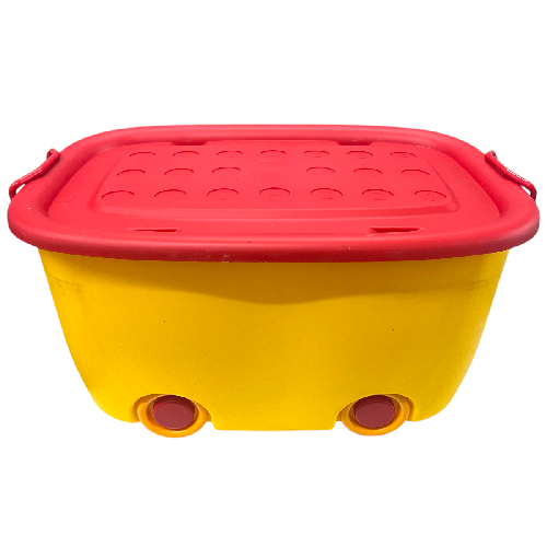 JAM 010 CAJA PARA ORGANZAR DE PLASTICO GRUESO C/ RUEDAS 30*50*38cm