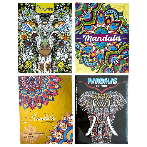 A LIBRO DE COLOREAR MANDALAS 16pgs