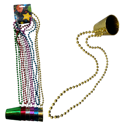 M C6493 COLLAR DE SHOT P/ FIESTA 44cm PAQ*6pzs