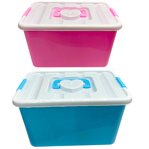 OM AM-7709-3 CAJA DE PLASTICO PARA ALMACENAMIENTO 15*28*18cm