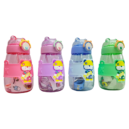 OM AD-0006 BOTE DE OSO C/ POPOTE Y CORREA 600ml