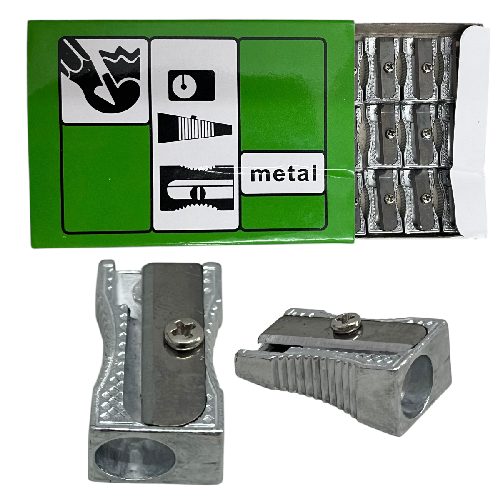 M B8863 SACAPUNTAS DE ALUMINIO 2.4*.95cm PAQ* 24pzs