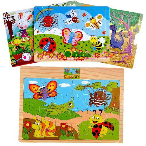 M C1535 ROMPECABEZA DE TRIPLAY MEDIANO 29X21cm