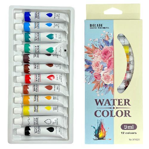 M B6401 PINTURA ACUARELA 9ml CON 12colores
