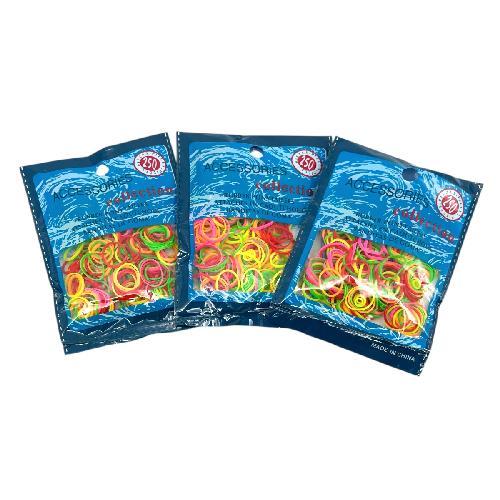 M G6301 LIGAS DE GOMA BOLSA AZUL C/ 250 Ligas