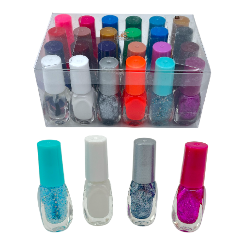 M G1057 ESMALTE P/ UÑAS 8ml PAQ* 24pzs