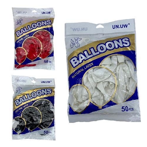 P BALLOONS GLOBO #10 LATEX BOLSA C/ 50pzs