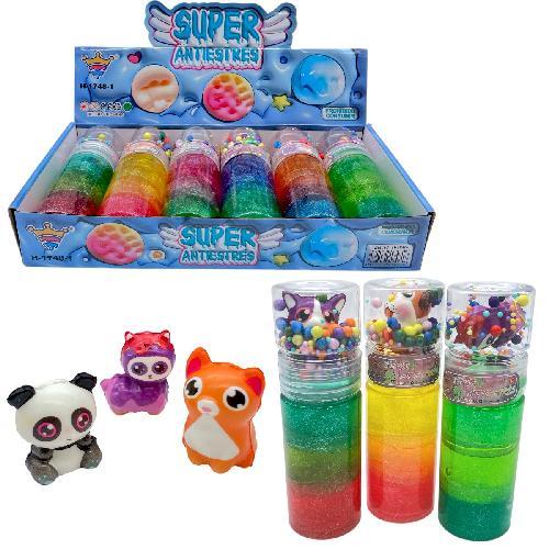 H-1748-1 SLIME GRANDE CON SQUISHY 17cm