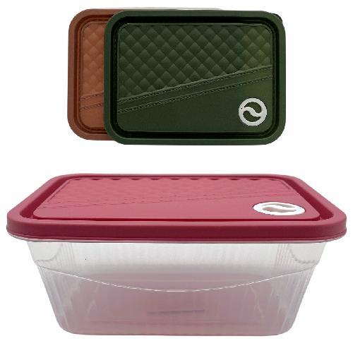 OM AK-3528C-3 TOPER CON TAPA TEXTURIZADO JUMBO 21*16.5*9.5cm