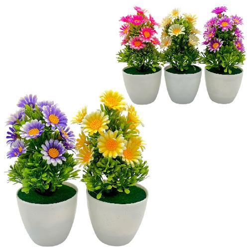 OM CZ-7002G MACETA DE FLORES ARTIFICIALES 8*17cm