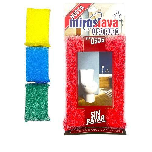 MI FIBRA USO RUDO PARA BAÑOS Y AZULEJOS 12*8*2cm