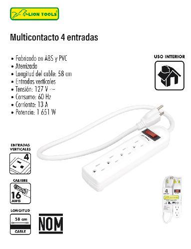 LION 7432 MULTICONTACTO 4 ENTRADAS