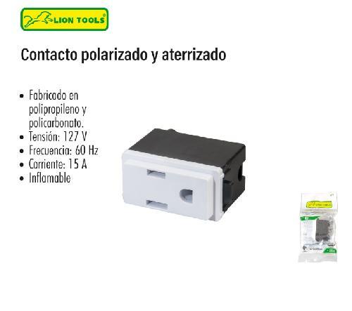 LION 8879 CONTACTO POLARIZADO Y ATERRIZADO