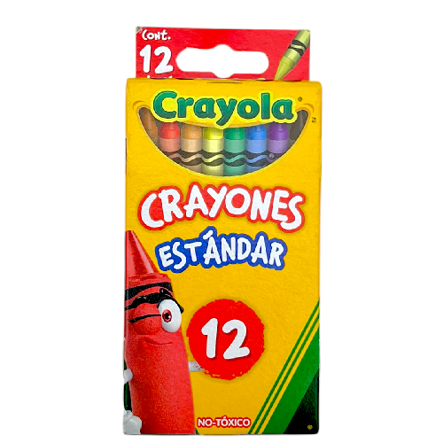 M 52-3012 CRAYOLA ESTÁNDAR C/ 12pzs
