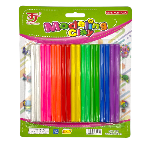 M B4222 180 PLASTILINA 18 COLORES EN BLISTER DE 22.9x19.5cm