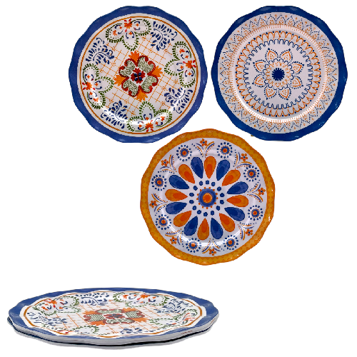 OM 1502-10.5 PLATO MELAMINA EXTENDIDO 26cm