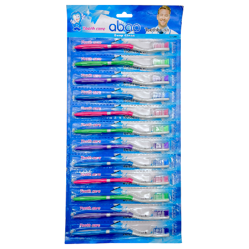 OM 0002 CEPILLO DE DIENTES TIRA C/ 12pzs