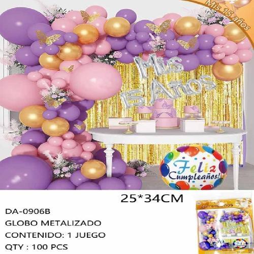 OM DA-0906B KIT PARA DECORAR ARCO 15 AÑOS 55pzs