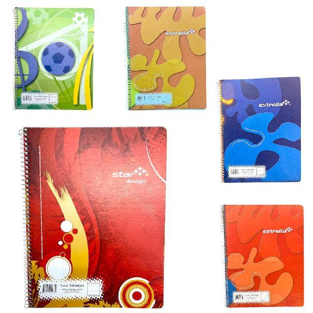 ESTRELLA LIBRETA PROFESIONAL 100Hjs DOBLE RAYA