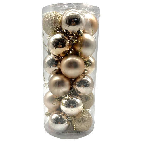 M J4116 ESFERA 6cm EN BOTE C/ 24pzs