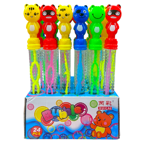 M C4256 BURBUJA ANIMALES 27cm PAQ* 24pzs