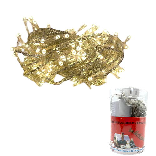 M J6145 SERIE MUSICAL BLANCA 140 LED 6w 7m