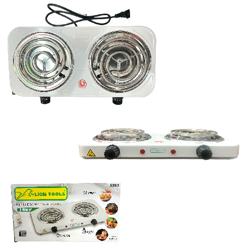 LION 5385 PARRILLA ELECTRICA 2 QUEMADORES